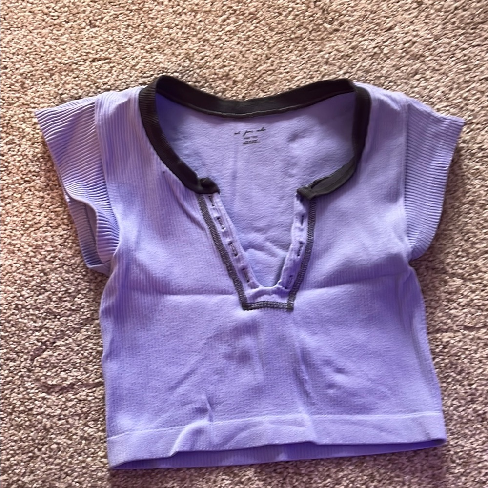 urban outfitters go for gold periwinkle top